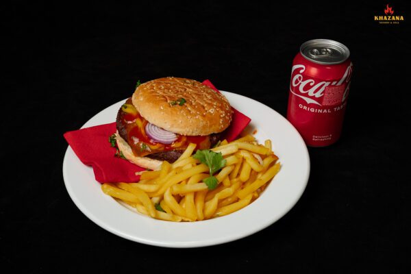 Burger And Cryspy Potato Fries - Image 4